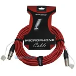 ⁦כבל XLR / DMX אדום Next-Pro Basic DMX Red⁩ – תמונה ⁦2⁩
