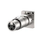 ⁦מתאם XLR זכר לנקבה Roxtone RA3XMFD⁩ – תמונה ⁦2⁩