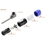 ⁦מחבר Speakon איכותי Roxtone RP031⁩ – תמונה ⁦3⁩