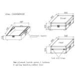 קייס למיקסר 19" עם זווית משתנה Speed Case C Mixer Case 19 – תמונה 3