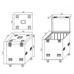 קייס קשיח לאביזרים Speed Case UT243036W – תמונה 4