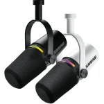 מיקרופון דינמי Shure MV7+ עם חיבור XLR ו-USB