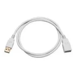 כבל מאריך USB לבן 5 מטר
