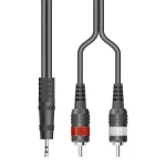 כבל 3.5 מ"מ - RCA סטריאו Sommer BV-CIJ3