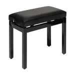 כסא פסנתר שחור Stagg PB36 בגימורים ועם מושבים שונים – תמונה 2