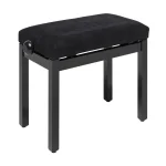 כסא פסנתר שחור Stagg PB36 בגימורים ועם מושבים שונים – תמונה 3