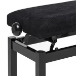 כסא פסנתר שחור Stagg PB36 בגימורים ועם מושבים שונים – תמונה 6