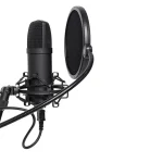 מיקרופון USB קונדנסר Stagg SUM45 Set עם זרוע שולחנית – תמונה 2