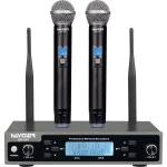 זוג מיקרופונים אלחוטיים Haymer Pro UH-510