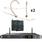 זוג מדונות אלחוטיות Mipro ACT5812A+58H+58T+55HNS