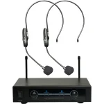 מיקרופון מדונה אלחוטי כפול UMT IU-2071 בתדר 499+504 MHz