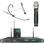 זוג מיקרופונים אלחוטיים מדונה + ידני Mipro ACT-323-HM