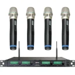 ארבעה מיקרופונים אלחוטיים Mipro ACT-343+32H
