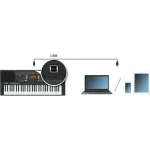 אורגן מזרחי Yamaha PSR-A350 כולל שנאי – תמונה 5