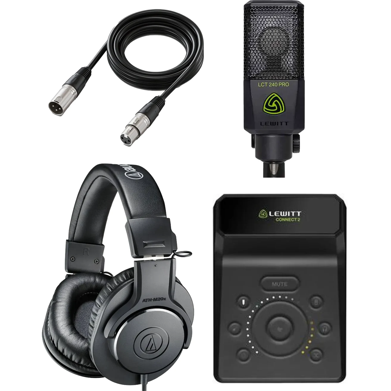 LEWITT-BUNDLE חבילת אולפן Connect2 + LCT240 + M20X – תמונה 1