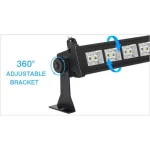 סטריפ לד אולטרה סגול Shadow LED-UV9 9X3W – תמונה 5
