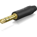 מחבר PL מאוזן להלחמה Behringer 4SG-BK מגעים מצופים זהב – תמונה 3