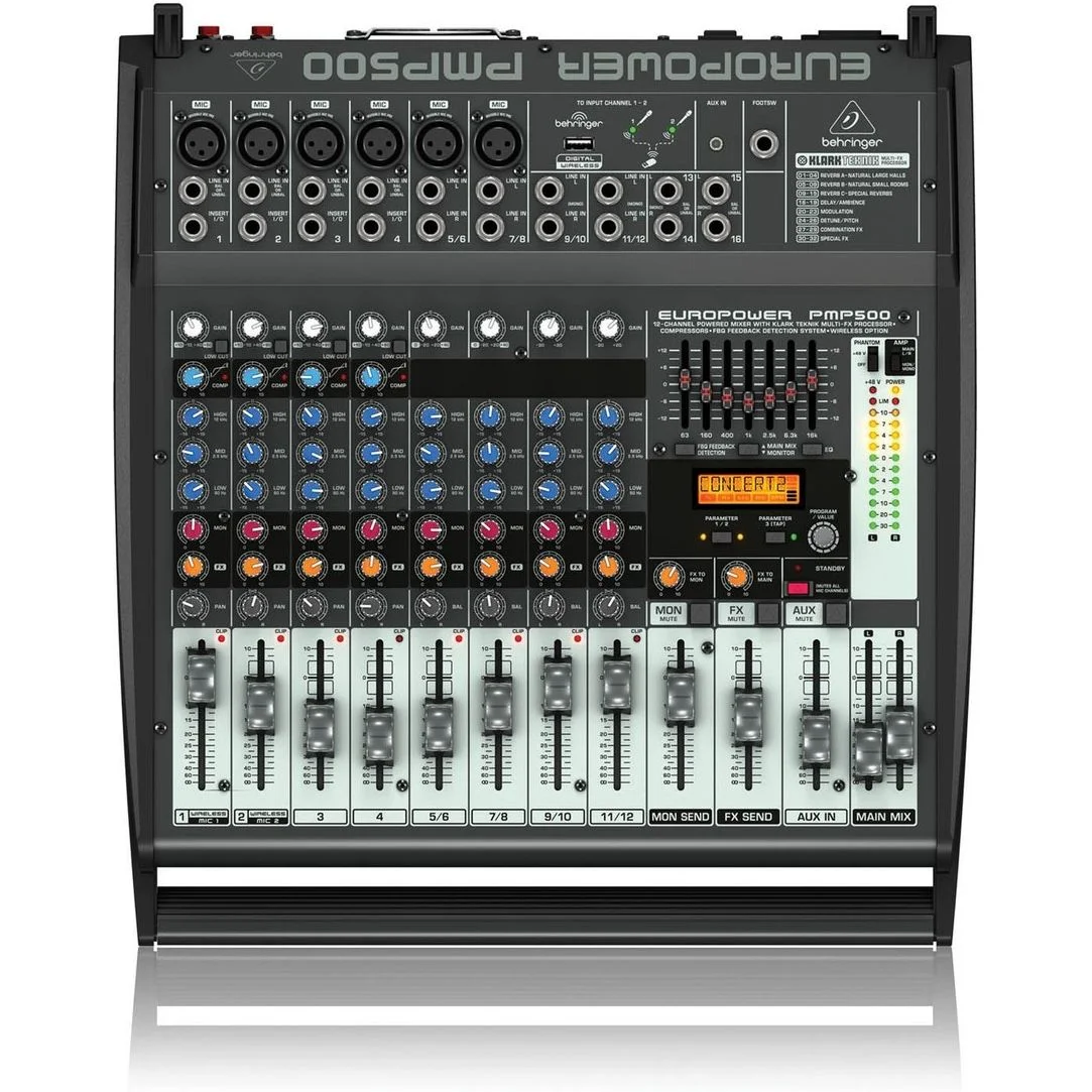 BEH-PMP500-1 מיקסר מוגבר Behringer PMP500 – תמונה 1