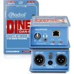 ממשק קבלת 2 ערוצים בדנטה Radial DiNET DAN-RX