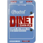 ⁦ממשק קבלת 2 ערוצים בדנטה Radial DiNET DAN-RX⁩ – תמונה ⁦2⁩