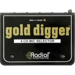 בורר מיקרופונים Radial Gold Digger לעד 4 מיקרופונים – תמונה 2