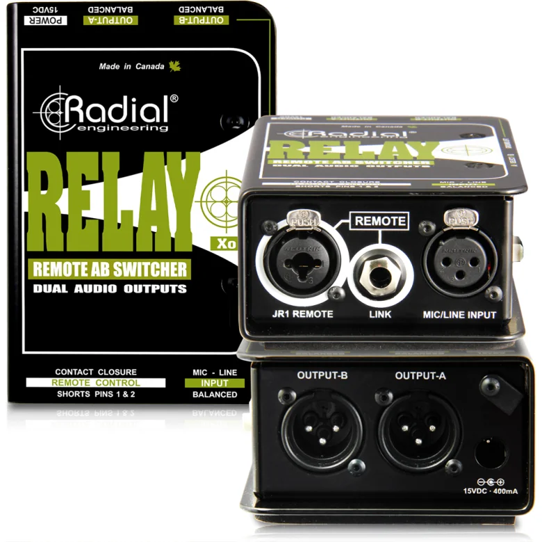 RADIAL-RELAYXO-1 בורר סיגנל לשתי יציאות Radial Relay XO – תמונה 1