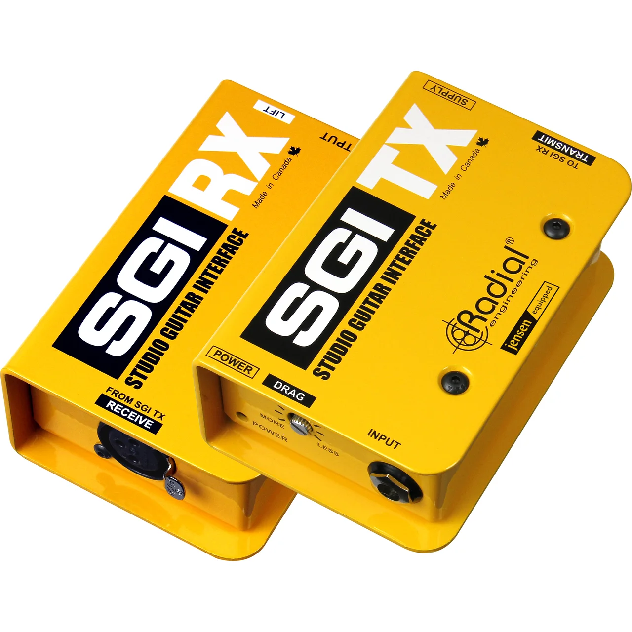 SGI-TX-RX-34-right מעביר אות גיטרה למרחק Radial SGI – תמונה 1