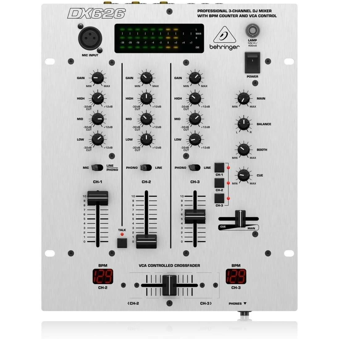 BEH-DX626-1 מיקסר תקליטנים Behringer DX626 – תמונה 1