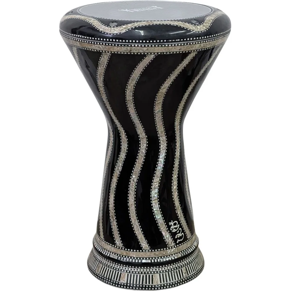 GEF-DB23102-1 דרבוקה מקצועית Gawharet El Fan DB-23102 עור 23 ס"מ – תמונה 1
