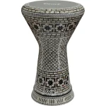 דרבוקה מקצועית Gawharet El Fan DB-23104 עור 23 ס"מ