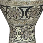 דרבוקה מקצועית Gawharet El Fan DB-23105 עור 23 ס"מ – תמונה 2