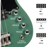 גיטרה בס Cort GB Short Scale – תמונה 10